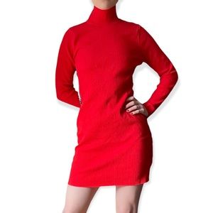 Calvin Klein Mini Turtleneck Dress